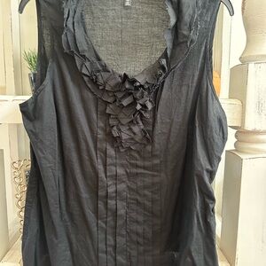 Elegant Black Sleeveless Top